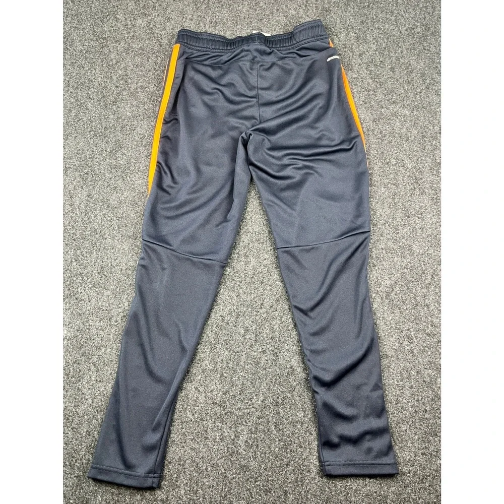Adidas Climacool Jogger Pants Youth M Gray Orange Soccer Track Pants DT5058